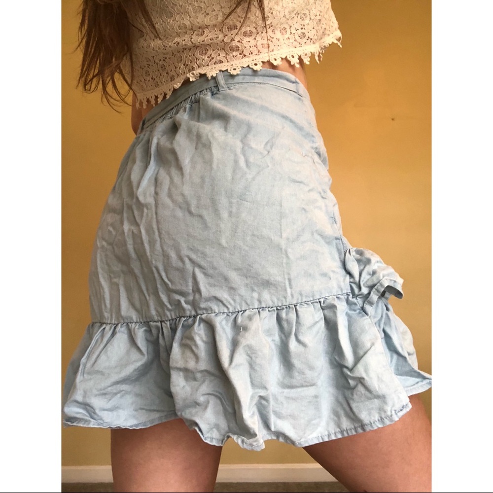 Skirt with Front Wrap